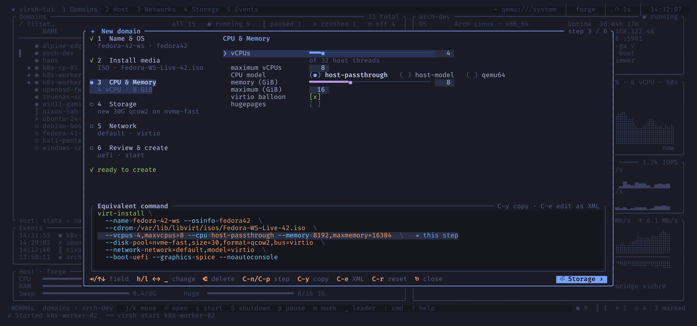 New domain wizard